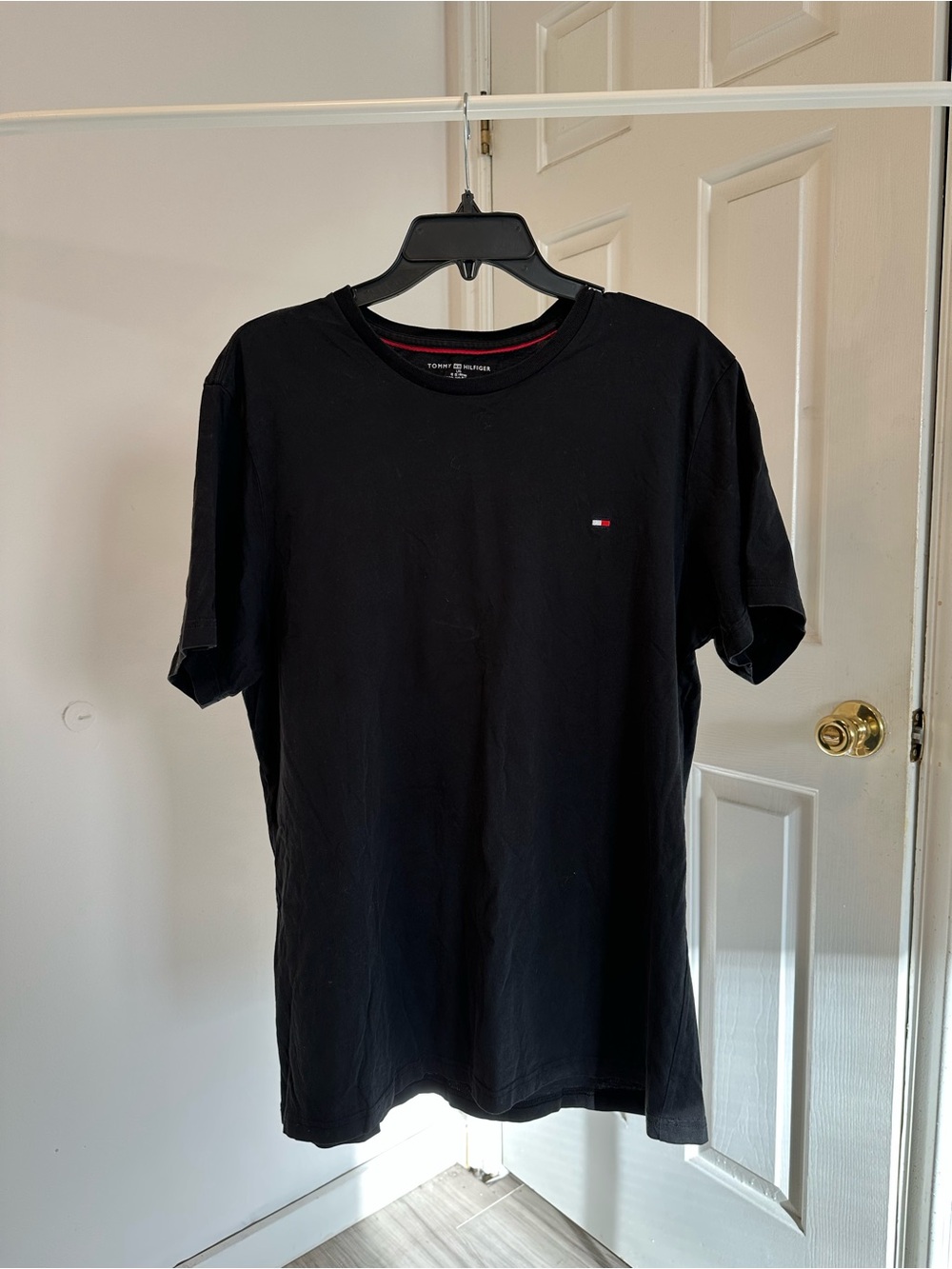 Tommy Hilfiger Black Short Sleeve Logo Tee